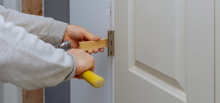 fiberglass entry door repair in Kendall West